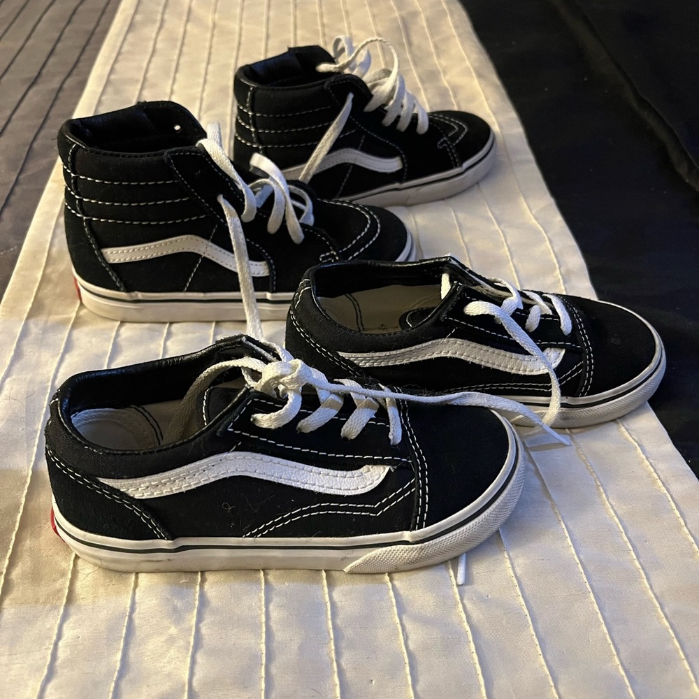 Little boys Vans shoes size 9